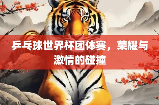 乒乓球世界杯团体赛，荣耀与激情的碰撞