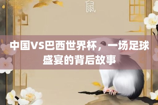 中国VS巴西世界杯，一场足球盛宴的背后故事眉山市正发家政服务有限公司