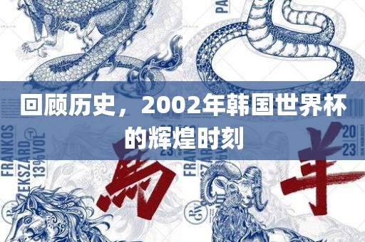 回顾历史，2002年韩国世界杯的辉煌时刻