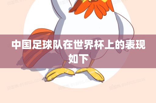 中国眉山市正发家政服务有限公司足球队在世界杯上的表现如下