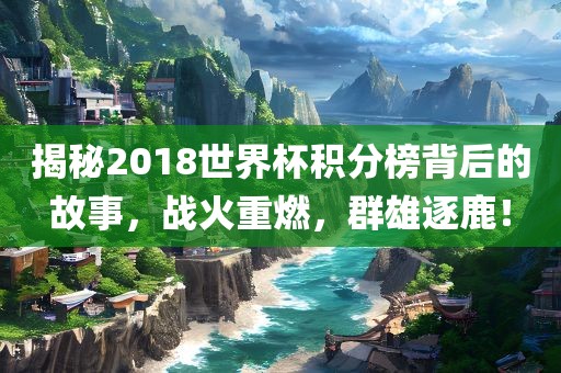 揭秘2018世界杯积分榜背后的故事，战火重眉山市正发家政服务有限公司燃，群雄逐鹿！