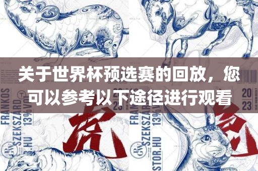 关于世界杯预选赛的回放，您可以参考以下途径进行观看眉山市正发家政服务有限公司