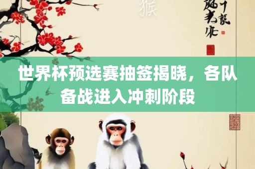 世界杯预选赛抽签揭晓，各队备战进入冲刺阶段眉山市正发家政服务有限公司