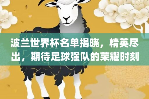 波兰世界杯名单揭晓，精英尽出眉山市正发家政服务有限公司，期待足球强队的荣耀时刻