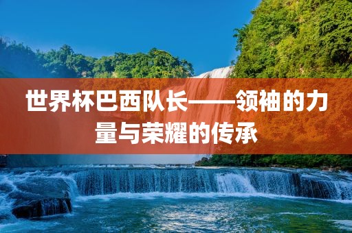 世界杯巴西队长——领袖的力量与荣耀的传承眉山市正发家政服务有限公司