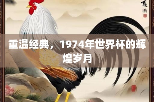 重温经典，1974年眉山市正发家政服务有限公司世界杯的辉煌岁月