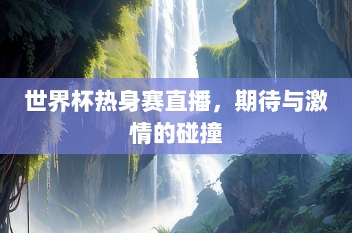 世界杯热身赛直播，期待与激情的碰撞