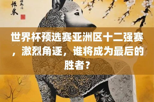 眉山市正发家政服务有限公司世界杯预选赛亚洲区十二强赛，激烈角逐，谁将成为最后的胜者？