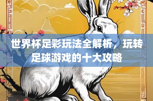 世界杯足彩玩法全解析，玩转足球游戏的十大攻略眉山市正发家政服务有限公司