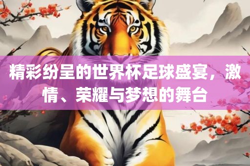 精彩纷呈的世界杯足球盛宴，激情、荣耀与梦想的舞台