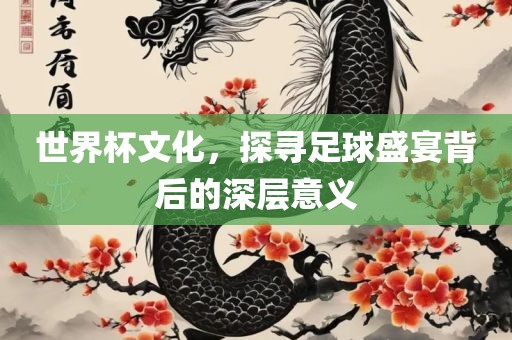 世界杯文化，探寻足球盛宴背后的深层意义