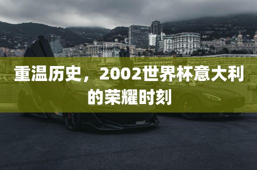 重温历史，2002世界杯意大利的荣耀时刻眉山市正发家政服务有限公司