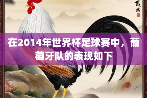 在2014年世界杯足球赛中，葡萄牙队的表现如下