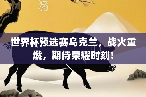 世界杯预选赛乌克兰，战火重燃，期待荣耀时刻！