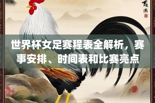 世界杯女足赛程表全解析，赛事安排、时间表和比赛亮点眉山市正发家政服务有限公司