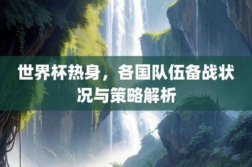 世界杯热身，各国队伍备战状况与策略解析眉山市正发家政服务有限公司