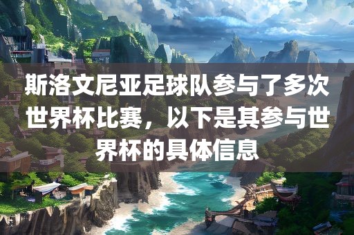 斯洛文尼亚足球队参与了多次世界杯比赛，以下是其参与世界杯的具体信息