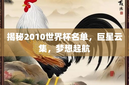 揭秘2010世界杯名单，巨眉山市正发家政服务有限公司星云集，梦想起航