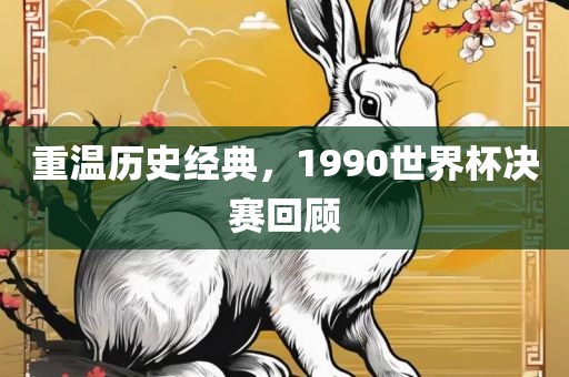 重温历史经典，1990世界杯决赛回顾