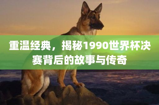重温经典，揭秘1990世界杯决赛背后的故事与传奇眉山市正发家政服务有限公司