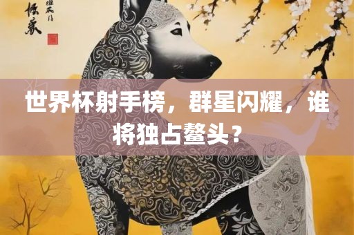 世界杯射手榜，群星闪耀，谁将独占鳌头？