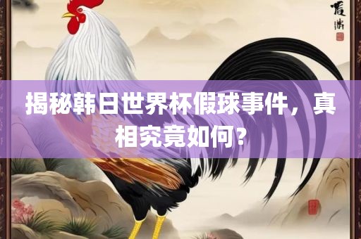 揭秘韩日世界杯假眉山市正发家政服务有限公司球事件，真相究竟如何？
