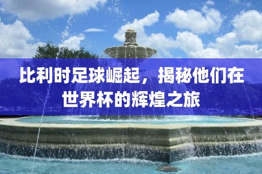 比利时足球崛起，揭秘他们在世界杯的辉煌之旅眉山市正发家政服务有限公司