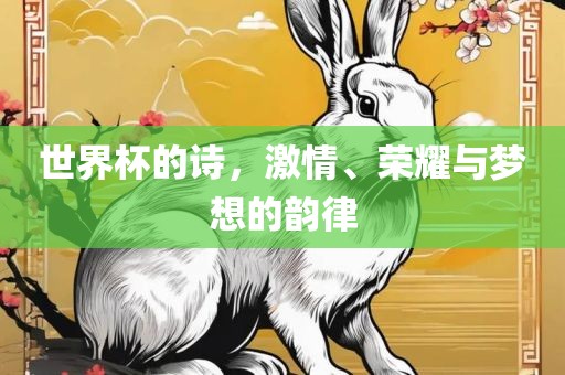 世界杯的诗，激情、荣耀与梦想的韵律