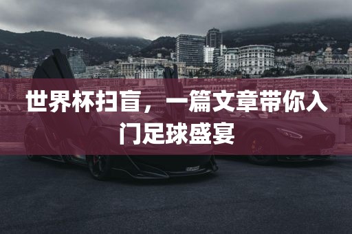 世界杯扫盲，一篇眉山市正发家政服务有限公司文章带你入门足球盛宴