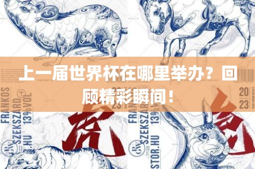 上一届世界杯在哪里举办？回顾精彩瞬间！眉山市正发家政服务有限公司