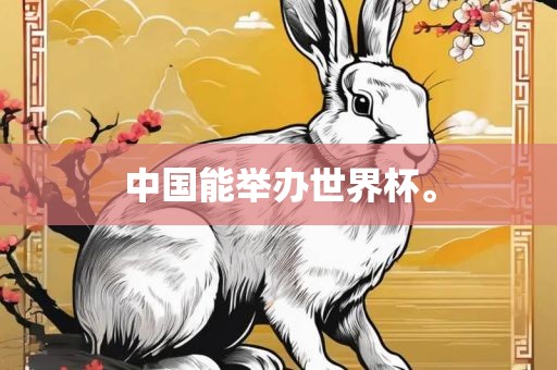 中国能举办世界杯。