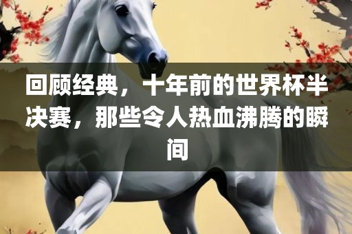 回顾经典，十年前的世界杯半决赛，那些令人热血沸腾的瞬间