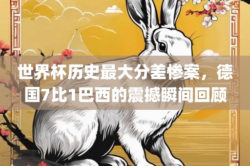 世界杯历史最大分差惨案
