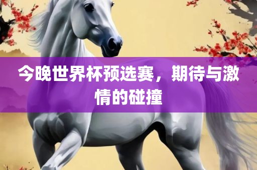今晚世界杯预选赛，期待与激情的碰撞眉山市正发家政服务有限公司