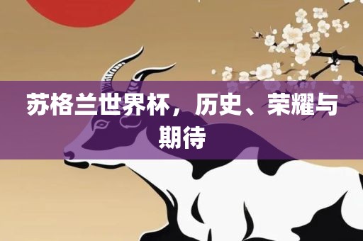 苏格兰世界杯，历史、荣耀与期待