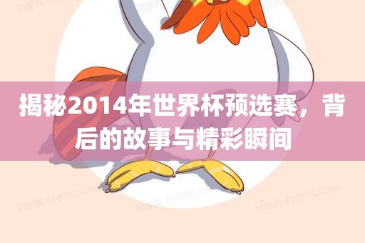 揭秘2014年世界杯预选赛，背后的故事与精彩瞬间