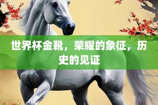 世界杯金靴，荣耀的象征，历史的见证眉山市正发家政服务有限公司