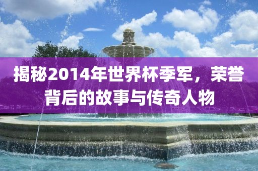 揭秘2014年世界杯季军，荣誉背后的故事与传奇人物眉山市正发家政服务有限公司