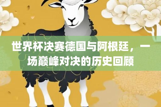 世界杯决赛德国与阿根廷，一场巅峰对决的历史回顾眉山市正发家政服务有限公司