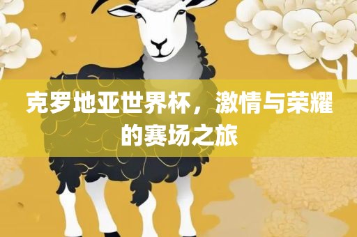 克罗地亚世界杯