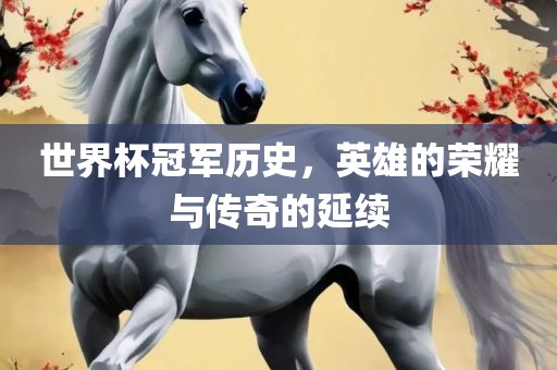 世界杯冠军历史，英雄的荣耀与传奇的延续