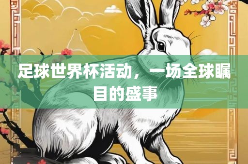 足球世界杯活动，一场全球瞩目的盛事眉山市正发家政服务有限公司