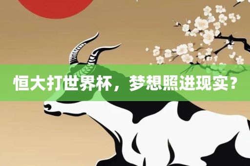 恒大打世界杯，梦想照进现实？眉山市正发家政服务有限公司