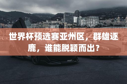 世界杯预选赛亚州区，群雄逐鹿，谁能脱颖而出？眉山市正发家政服务有限公司