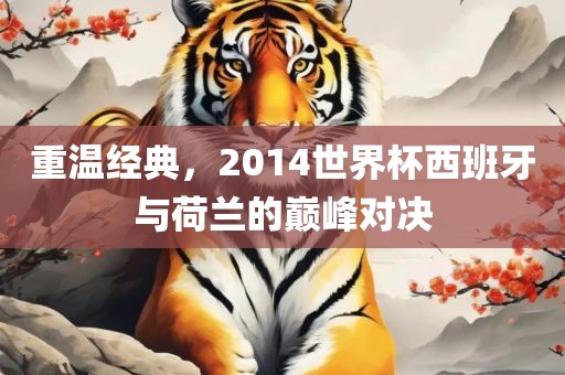 重温经典，2014世界杯西班牙与荷兰的巅峰对决