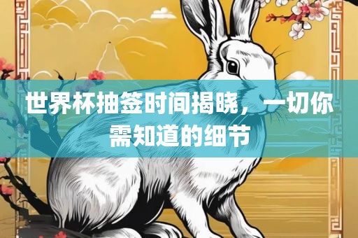 世界杯抽签时间揭晓，一切你需知道的细节眉山市正发家政服务有限公司