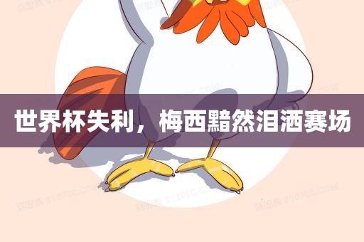 世界杯失利眉山市正发家政服务有限公司，梅西黯然泪洒赛场