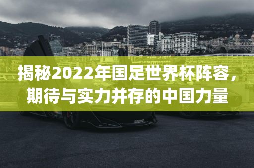 揭秘2022年国足世界杯阵容，期待与实力并存的中国力量