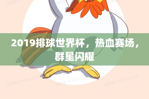 2019排球世界杯，热血赛场，群星闪耀