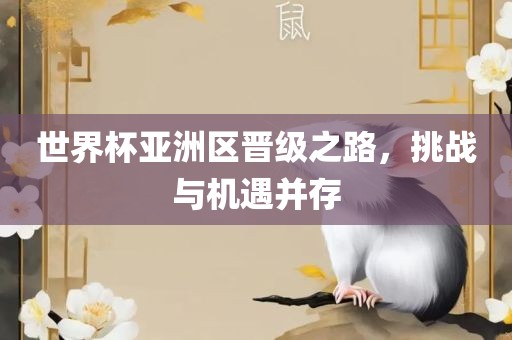 世界杯亚洲区晋级之路，挑战与机遇并存